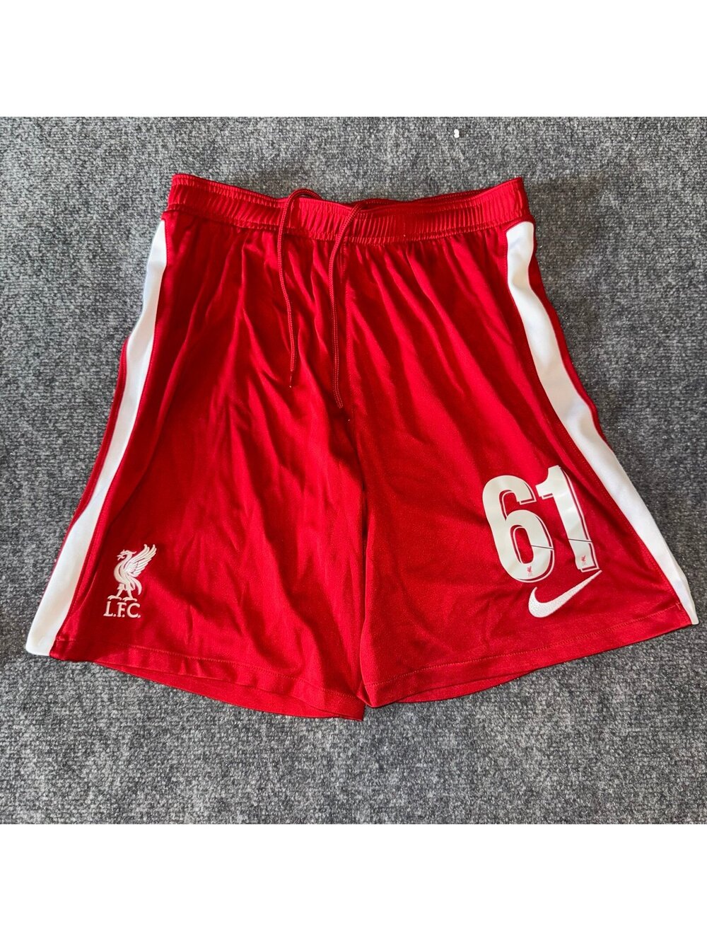 Nike Liverpool FC #61 Shorts Mens LG Vtg y2k 90s Rare